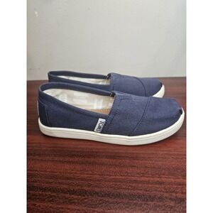 Toms Shoes Youth Size 12 Canvas Slip On‎ Classic Kids Casual Comfort Sneakers